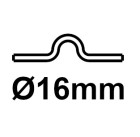 Laufrollen für U16-Laufschiene