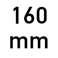 Rollen mit Ø 160 mm