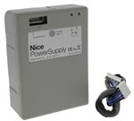 Batteria di backup NICE PS124 per automazione, vista posteriore
