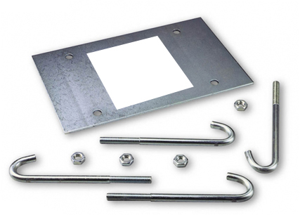 Platine de scellement pour M-bar
